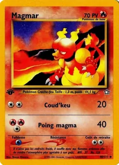 Carte Magmar de l'extension Neo Genesis, numéro 40/111