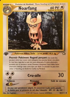 Carte Noarfang de l'extension Neo Genesis, numéro 42/111