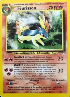 Carte Feurisson de l'extension Neo Genesis, numéro 47/111
