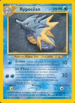 Carte Hypocéan de l'extension Neo Genesis, numéro 48/111