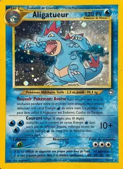 Carte Aligatueur de l'extension Neo Genesis, numéro 5/111
