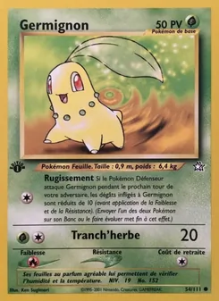 Carte Germignon de l'extension Neo Genesis, numéro 54/111