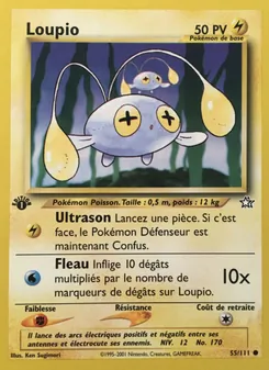 Carte Loupio de l'extension Neo Genesis, numéro 55/111