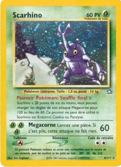 Carte Scarhino de l'extension Neo Genesis, numéro 6/111