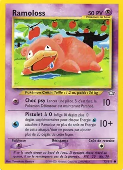 Carte Ramoloss de l'extension Neo Genesis, numéro 73/111