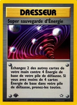 Carte Super sauvegarde d'Énergie de l'extension Neo Genesis, numéro 89/111