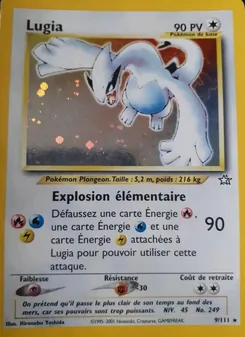 Carte Lugia de l'extension Neo Genesis, numéro 9/111