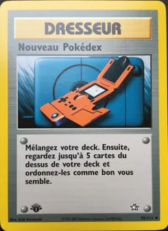 Carte Nouveau Pokédex de l'extension Neo Genesis, numéro 95/111