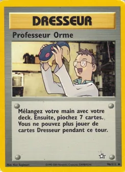 Carte Professeur Orme de l'extension Neo Genesis, numéro 96/111