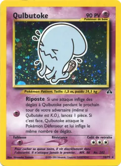 Carte Qulbutoké de l'extension Neo Discovery, numéro 16/75