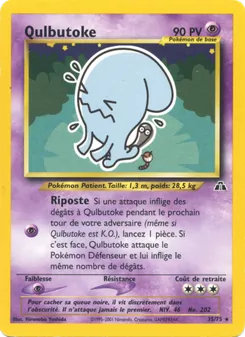Carte Qulbutoké de l'extension Neo Discovery, numéro 35/75