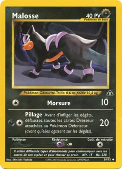 Carte Malosse de l'extension Neo Discovery, numéro 39/75