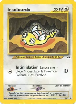 Carte Insolourdo de l'extension Neo Discovery, numéro 54/75