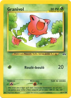 Carte Granivol de l'extension Neo Discovery, numéro 55/75