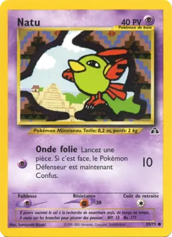 Carte Natu de l'extension Neo Discovery, numéro 59/75