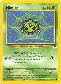 Carte Mimigal de l'extension Neo Discovery, numéro 64/75