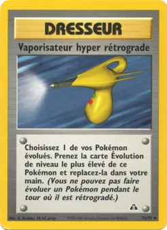 Carte Vaporisateur hyper rétrograde de l'extension Neo Discovery, numéro 73/75