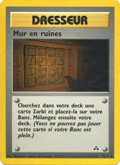 Carte Mur en ruines de l'extension Neo Discovery, numéro 74/75
