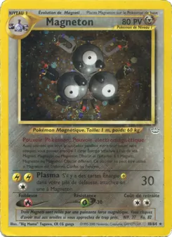 Carte Magnéton de l'extension Neo Revelation, numéro 10/64