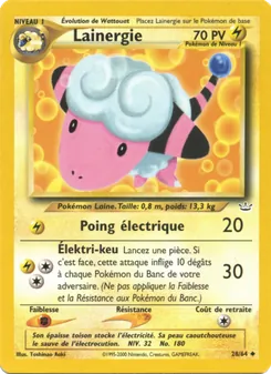 Carte Lainergie de l'extension Neo Revelation, numéro 28/64