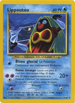 Carte Lippoutou de l'extension Neo Revelation, numéro 31/64