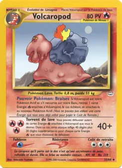 Carte Volcaropod de l'extension Neo Revelation, numéro 33/64