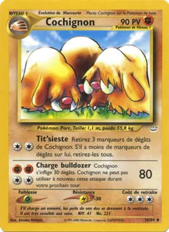 Carte Cochignon de l'extension Neo Revelation, numéro 36/64
