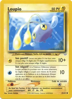 Carte Loupio de l'extension Neo Revelation, numéro 42/64