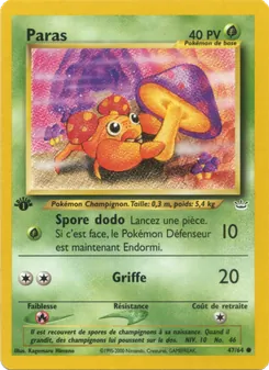 Carte Paras de l'extension Neo Revelation, numéro 47/64