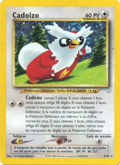 Carte Cadoizo de l'extension Neo Revelation, numéro 5/64