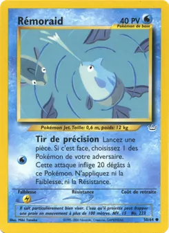 Carte Rémoraid de l'extension Neo Revelation, numéro 50/64