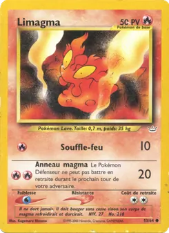Carte Limagma de l'extension Neo Revelation, numéro 53/64