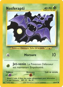 Carte Nosferapti de l'extension Neo Revelation, numéro 59/64