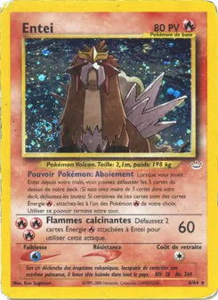 Carte Entei de l'extension Neo Revelation, numéro 6/64