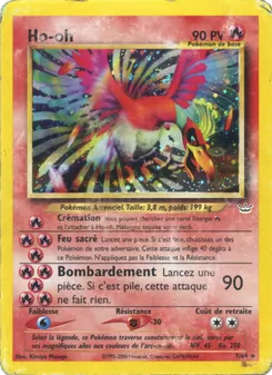 Carte Ho-oh de l'extension Neo Revelation, numéro 7/64