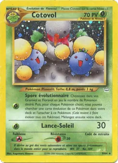 Carte Cotovol de l'extension Neo Revelation, numéro 9/64
