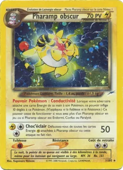 Carte Pharamp obscur de l'extension Neo Destiny, numéro 1/105