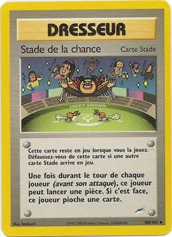 Carte Stade de la chance de l'extension Neo Destiny, numéro 100/105