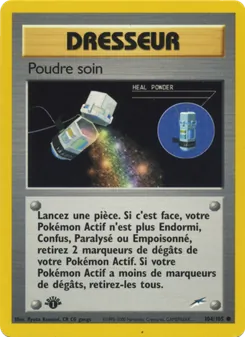 Carte Poudre soin de l'extension Neo Destiny, numéro 104/105