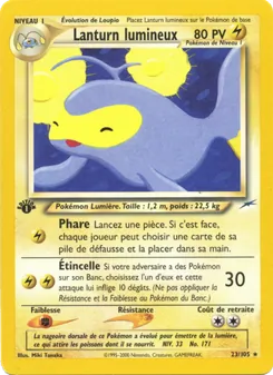 Carte Lanturn lumineux de l'extension Neo Destiny, numéro 23/105