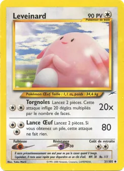 Carte Leveinard de l'extension Neo Destiny, numéro 31/105