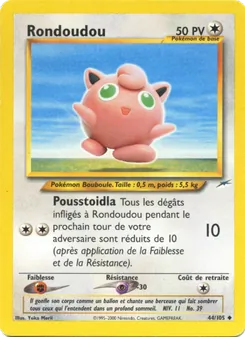 Carte Rondoudou de l'extension Neo Destiny, numéro 44/105
