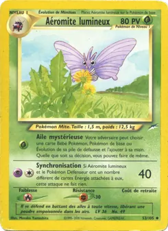 Carte Aéromite lumineux de l'extension Neo Destiny, numéro 53/105