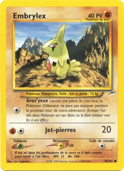 Carte Embrylex de l'extension Neo Destiny, numéro 70/105