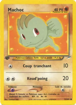 Carte Machoc de l'extension Neo Destiny, numéro 73/105