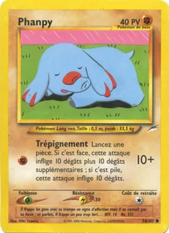 Carte Phanpy de l'extension Neo Destiny, numéro 76/105