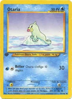 Carte Otaria de l'extension Neo Destiny, numéro 81/105