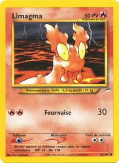 Carte Limagma de l'extension Neo Destiny, numéro 82/105