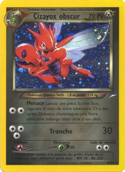 Carte Cizayox obscur de l'extension Neo Destiny, numéro 9/105