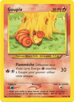 Carte Goupix de l'extension Neo Destiny, numéro 91/105
